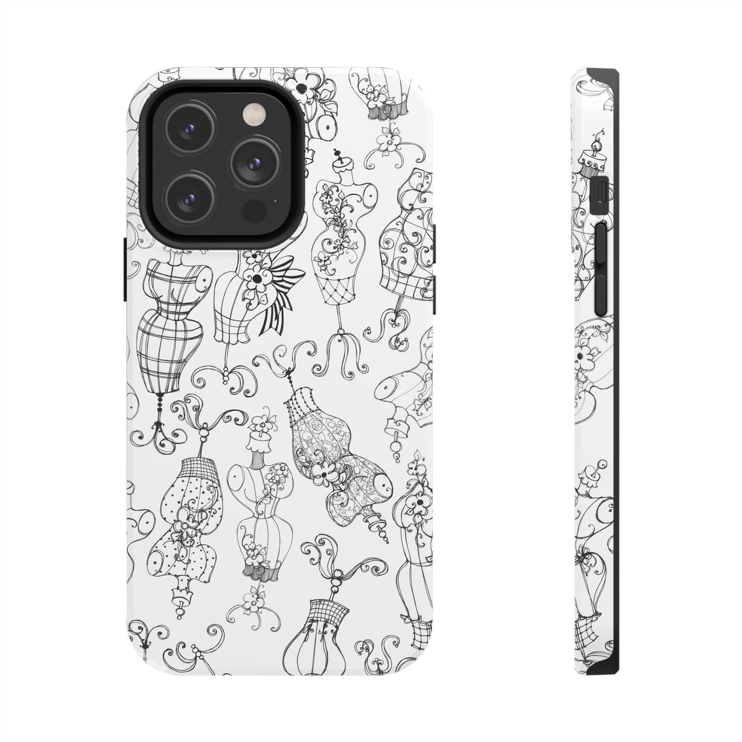 Mannequinique White / Black Phone Case