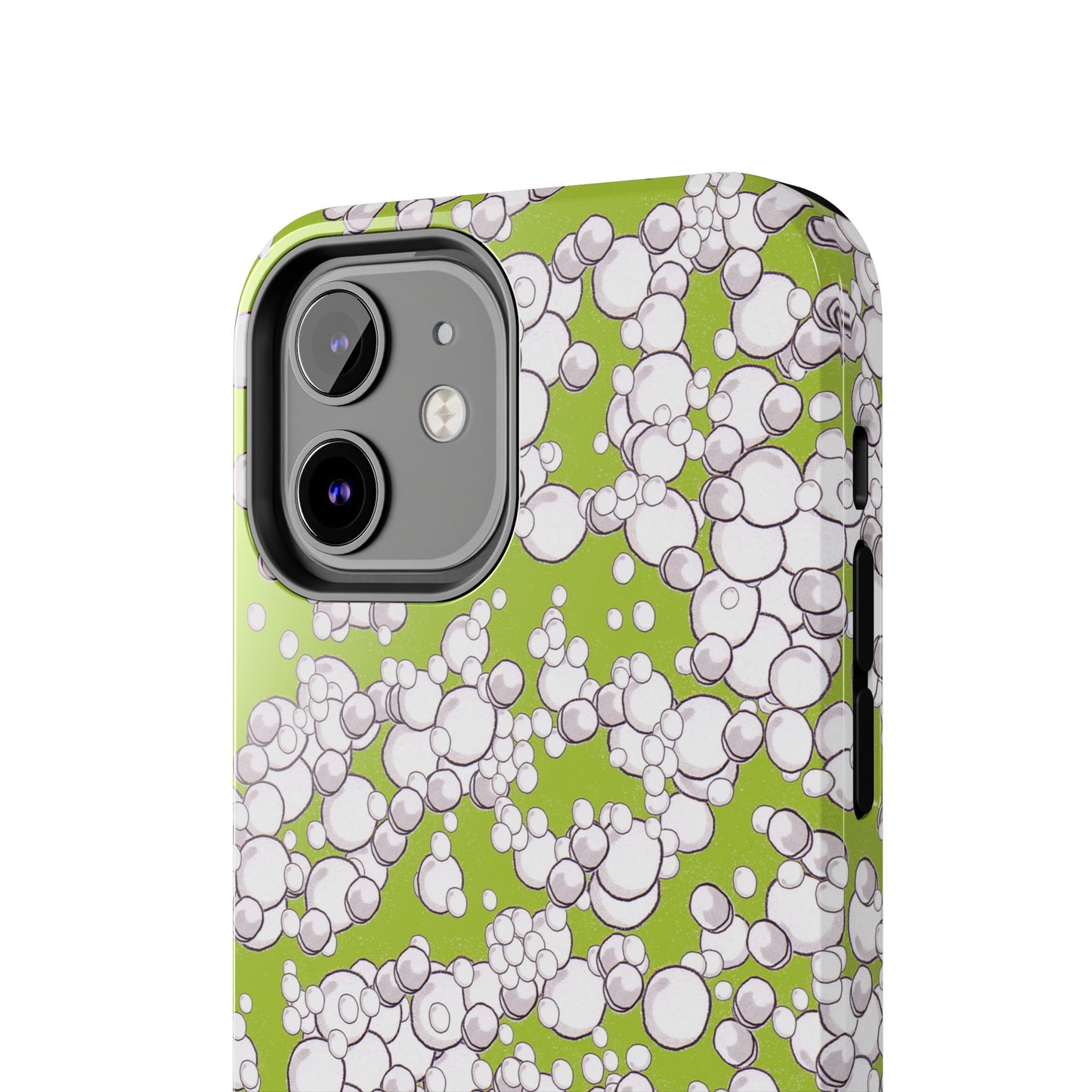 Bubble Dots Green Phone Case