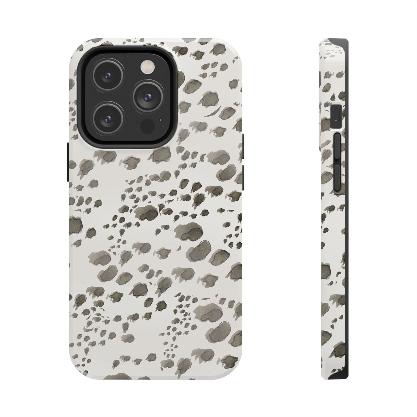 Kitty Dots Gray Phone Case