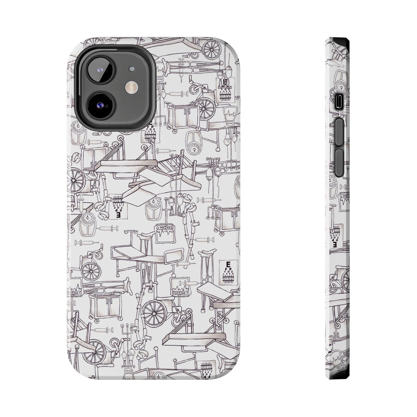 Essentials White / White Phone Case