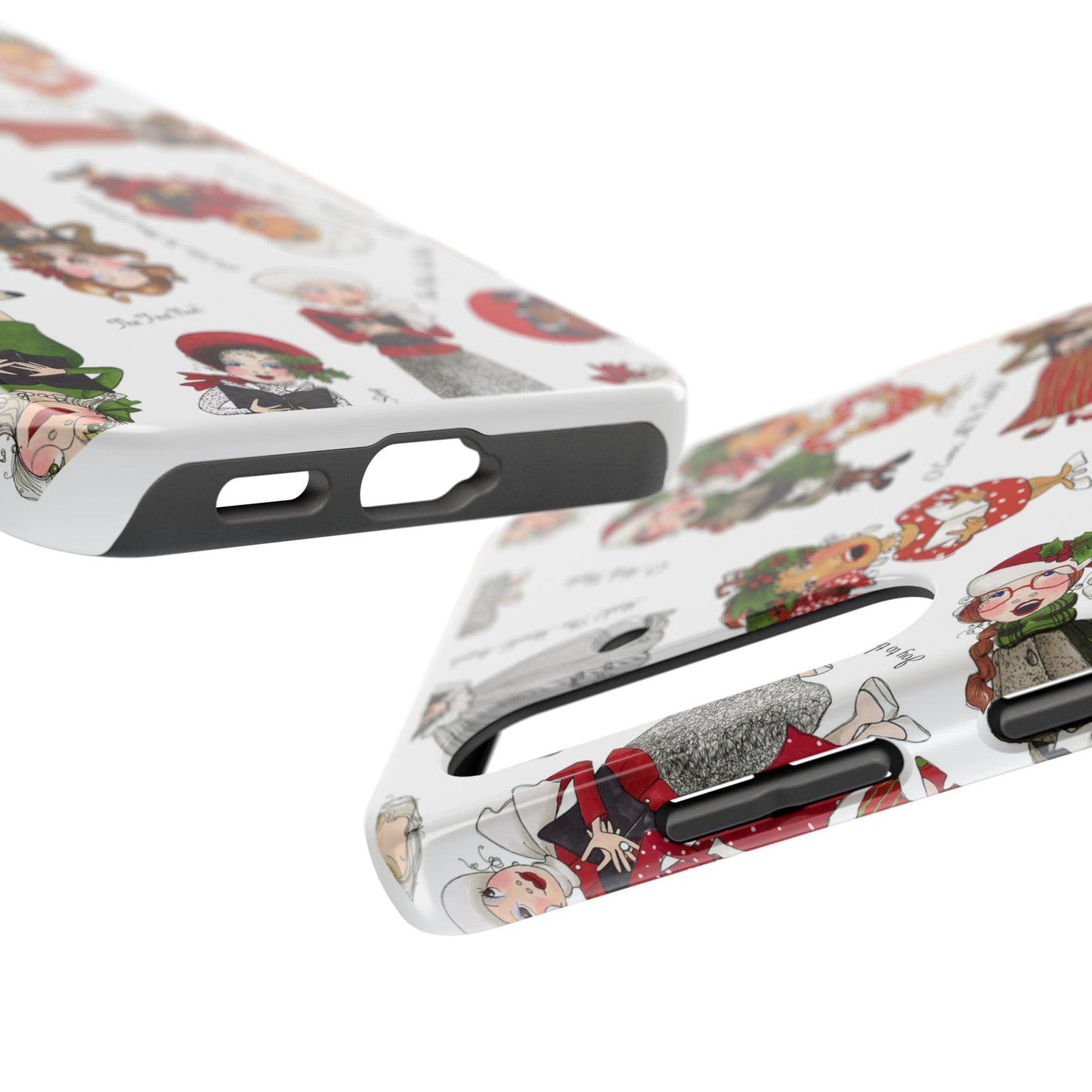 Tossed Carolers Phone Case