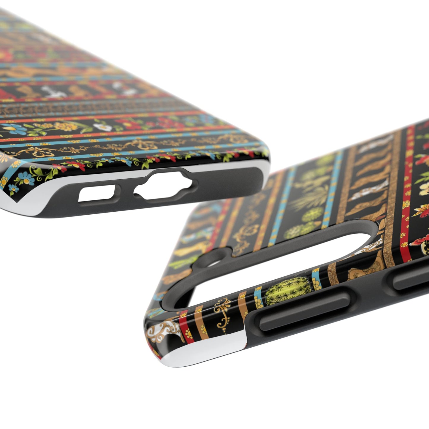 Whoa Borders Black Phone Case