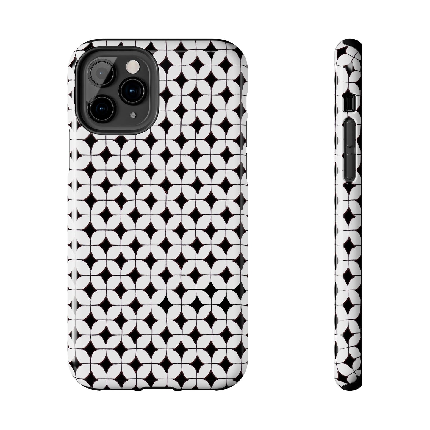 Tile-ish Black Phone Case