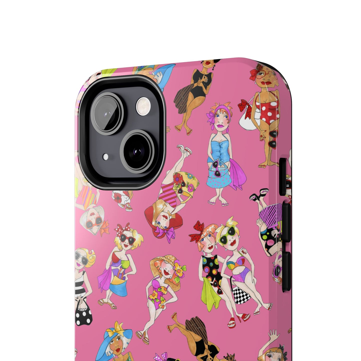 Tossed Beauties Pink Phone Case
