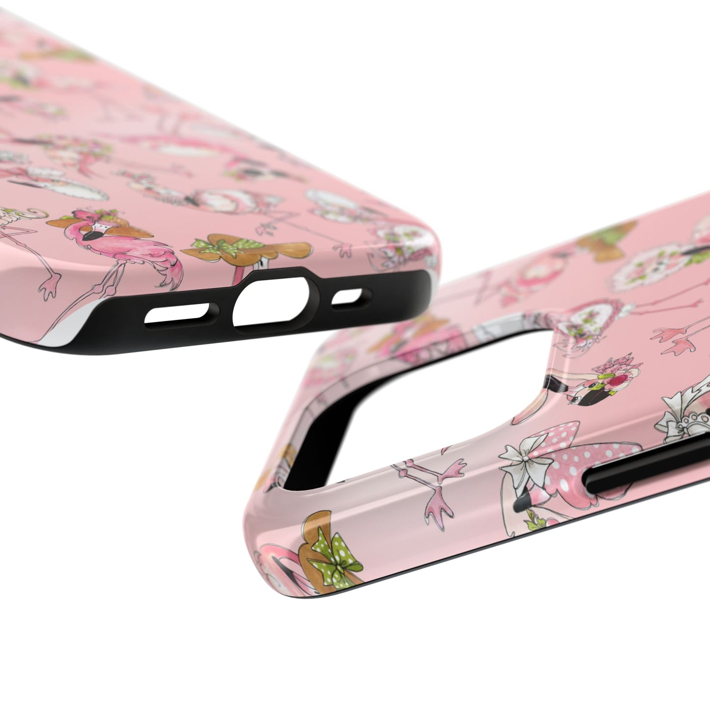 Tossed Flams Pink Phone Case