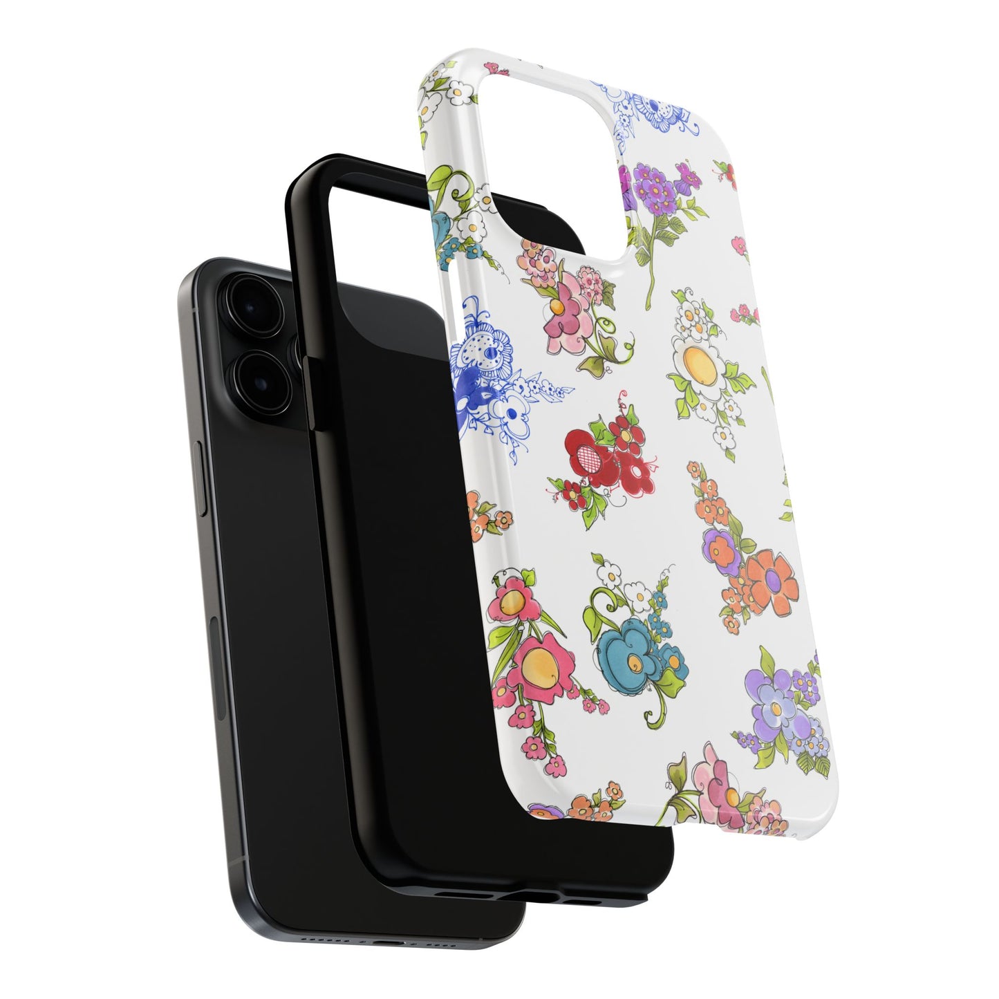 Mixed Bouquets White Phone Case