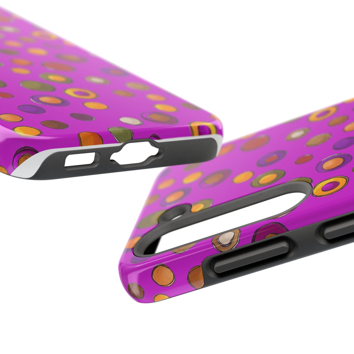 Double Dot Fuchsia Phone Case