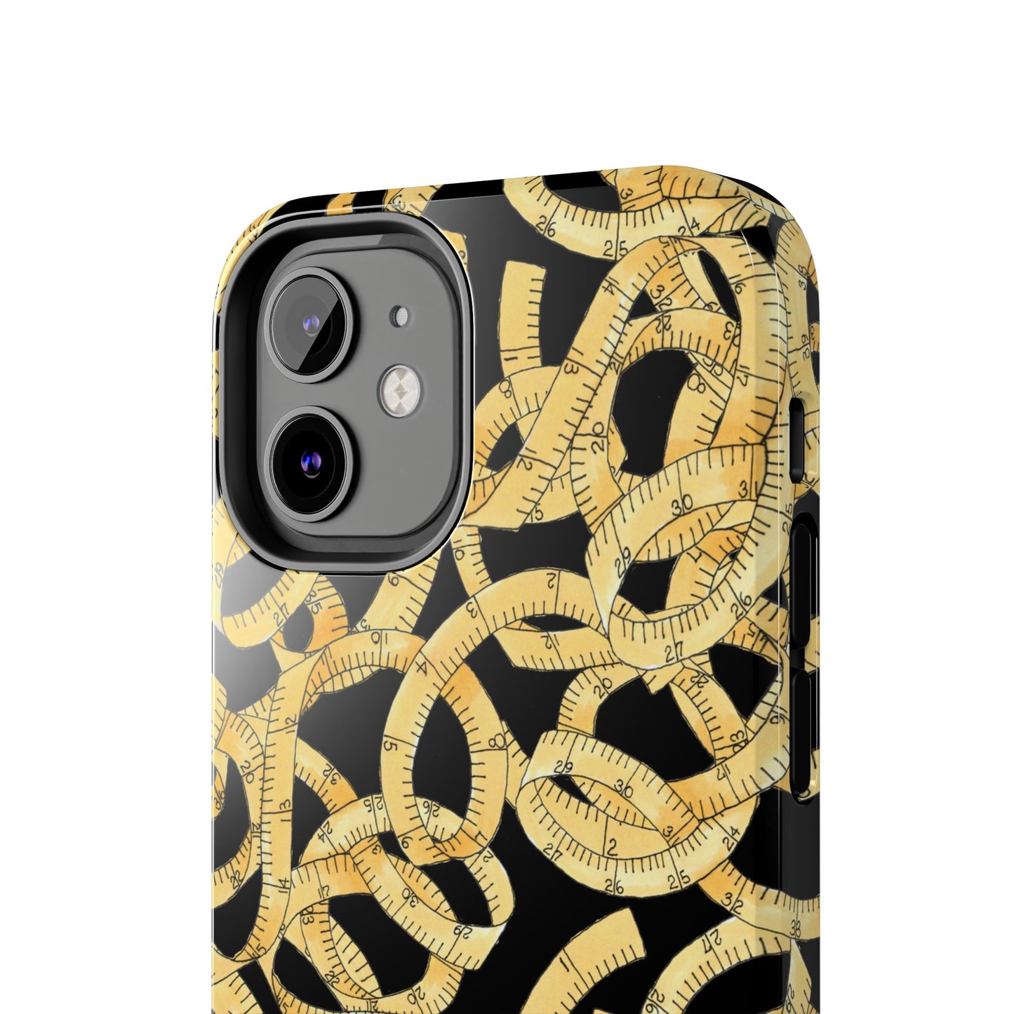 Tape Tangle Black Phone Case