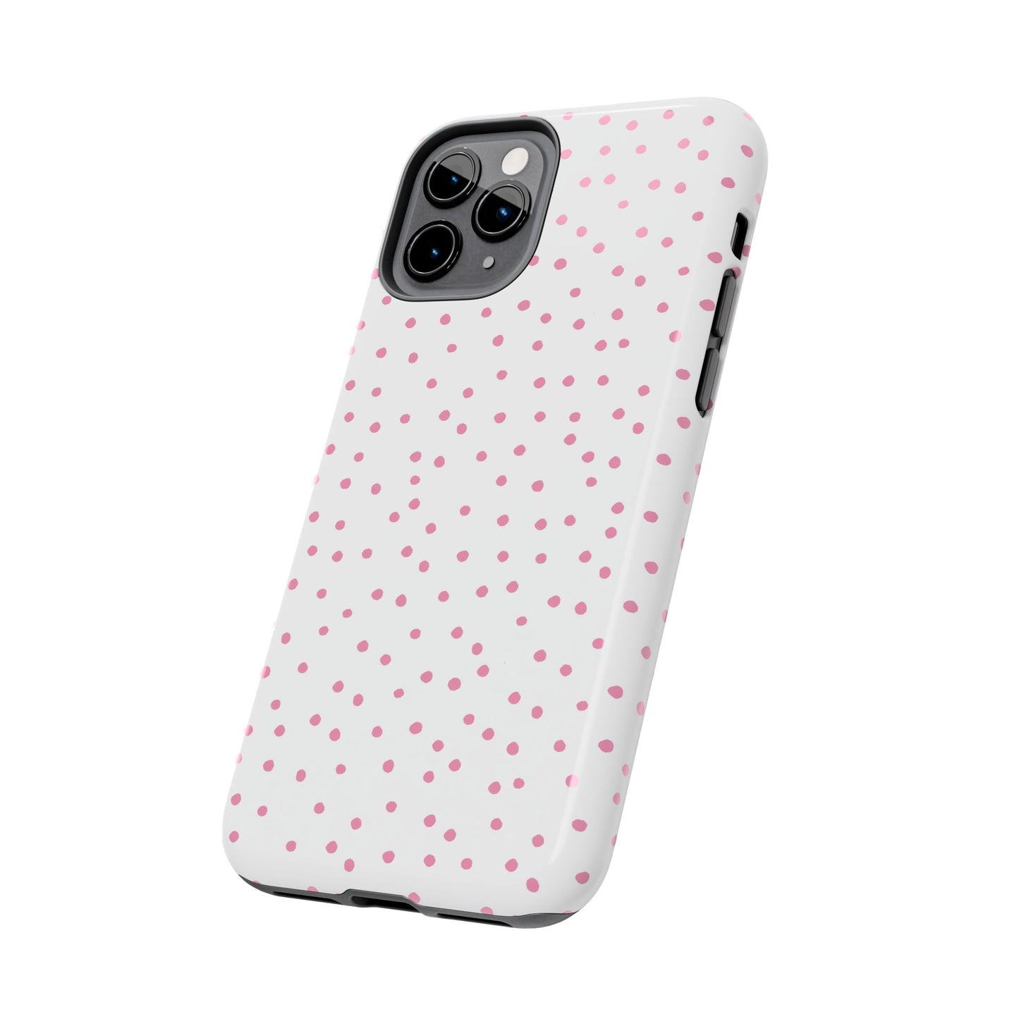 Dinky Dots White / Pink Phone Case