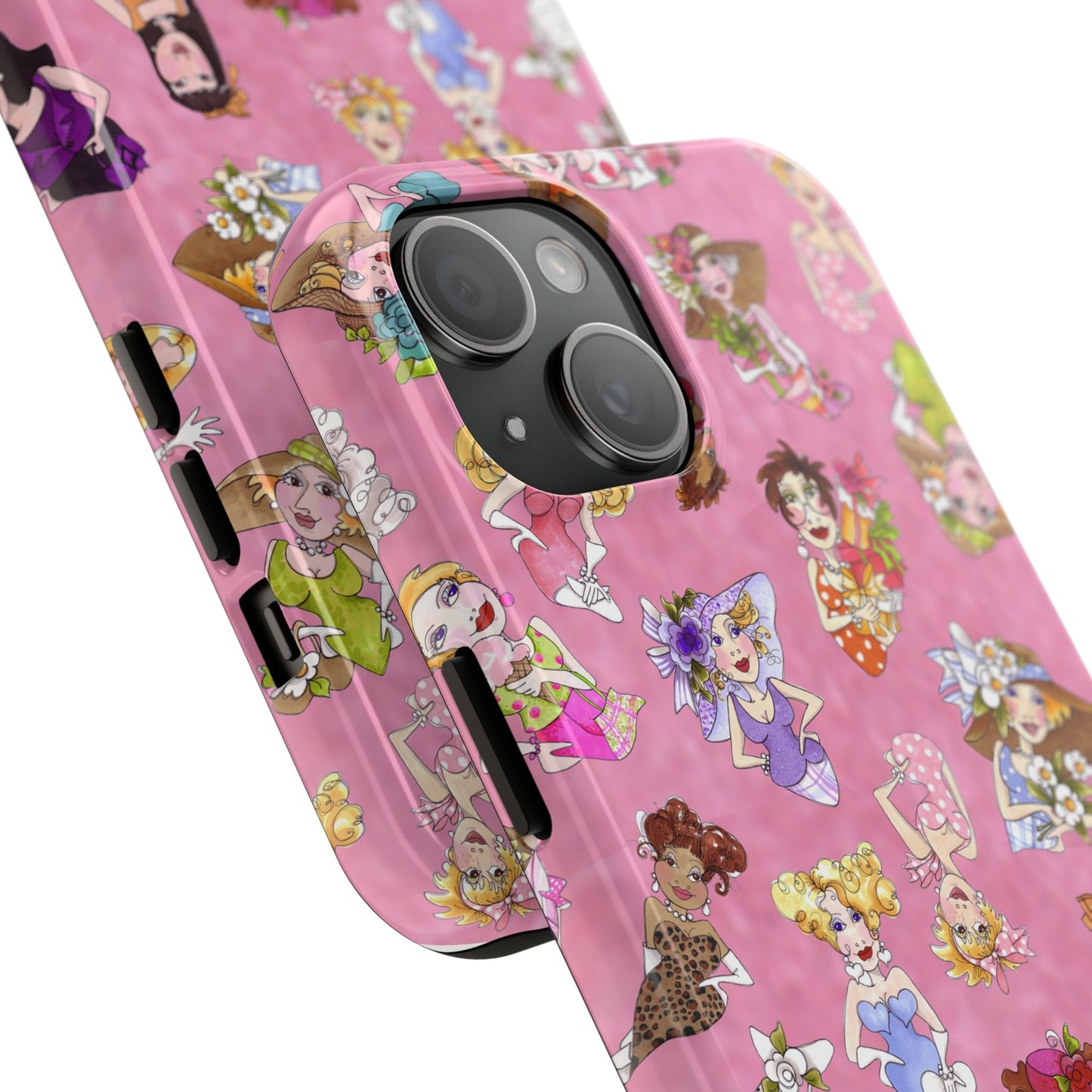 Fast Women Tossed Pink Phone Case