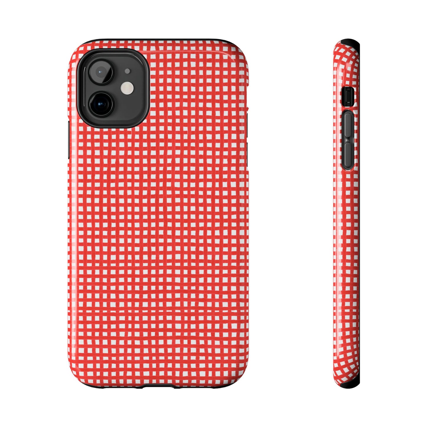 Chipper Check Red Phone Case
