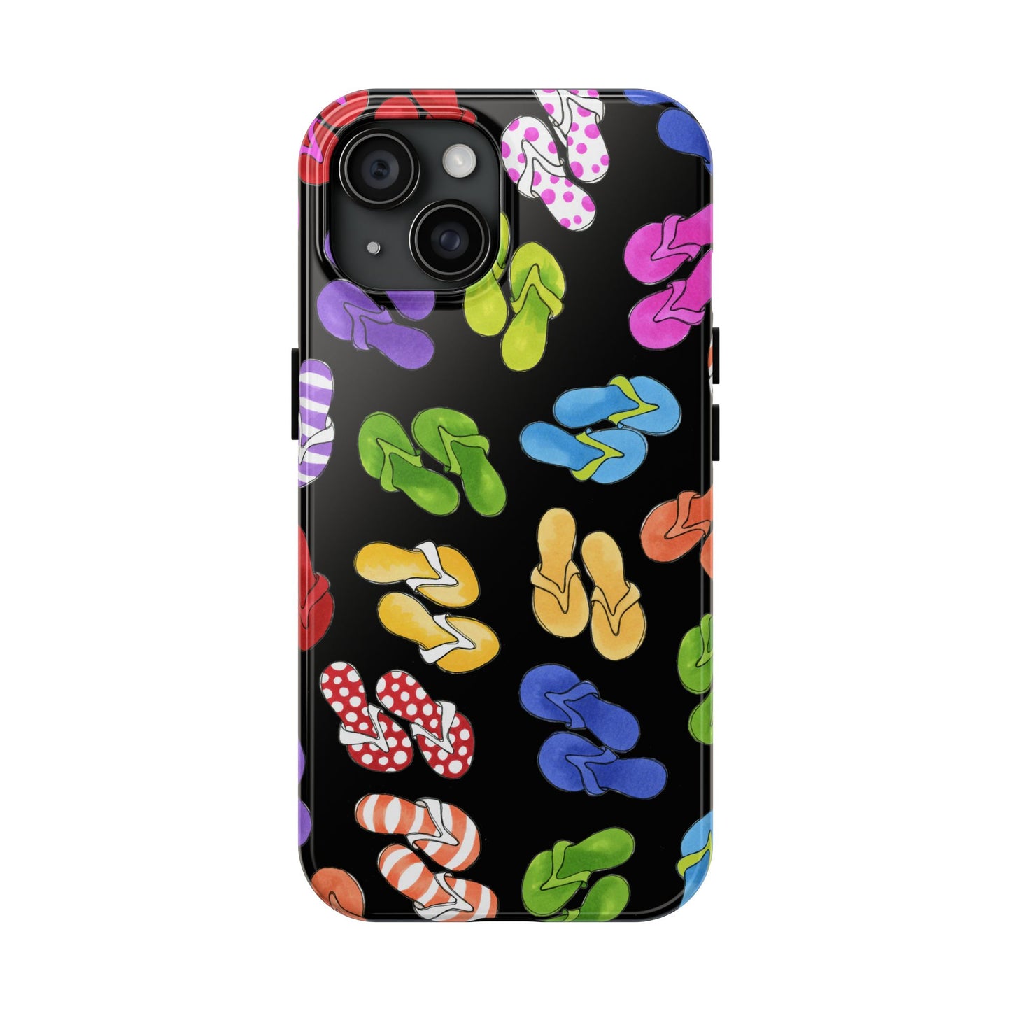 Fun Flops Black Phone Case