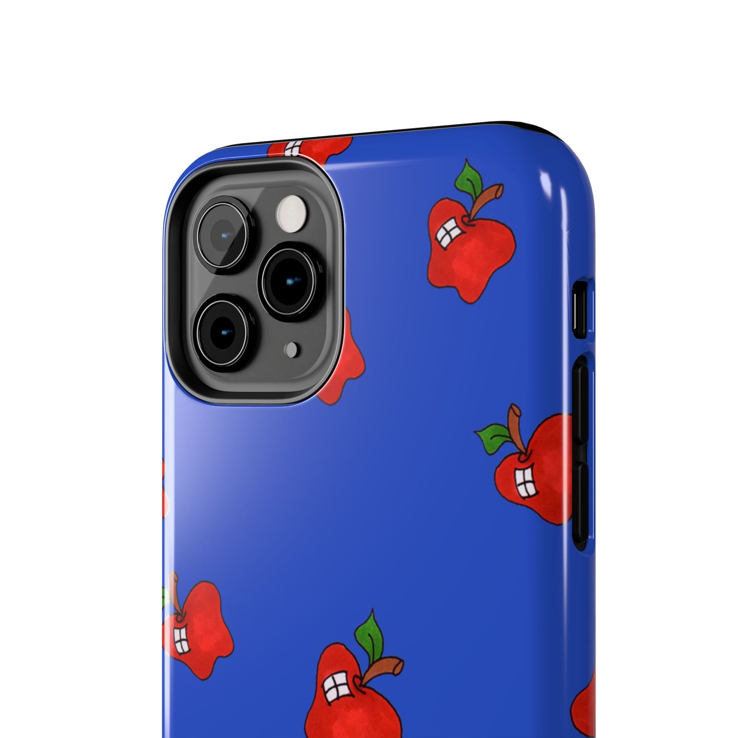 Flying Apples Blue Phone Case