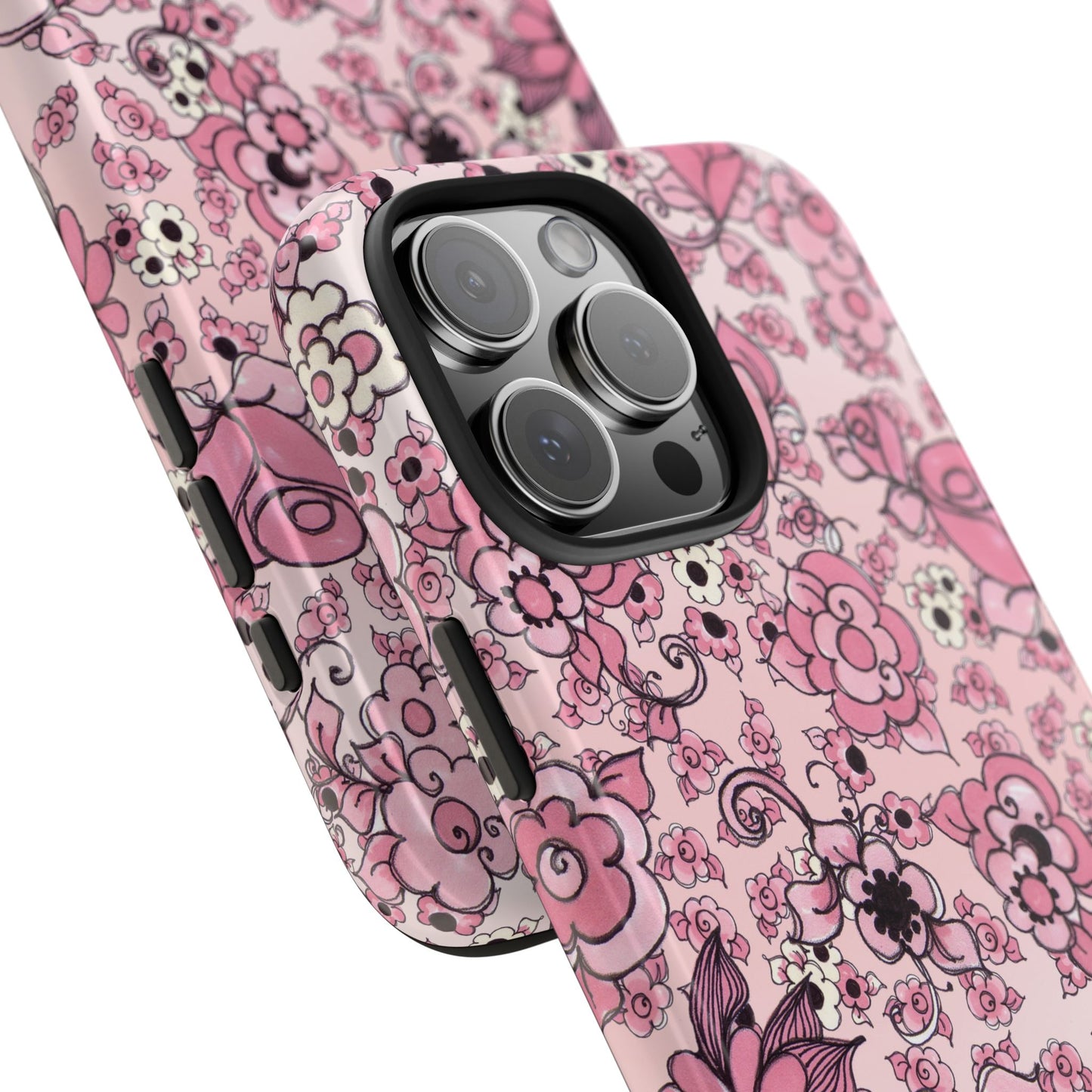 Profuse Posies Pink Phone Case