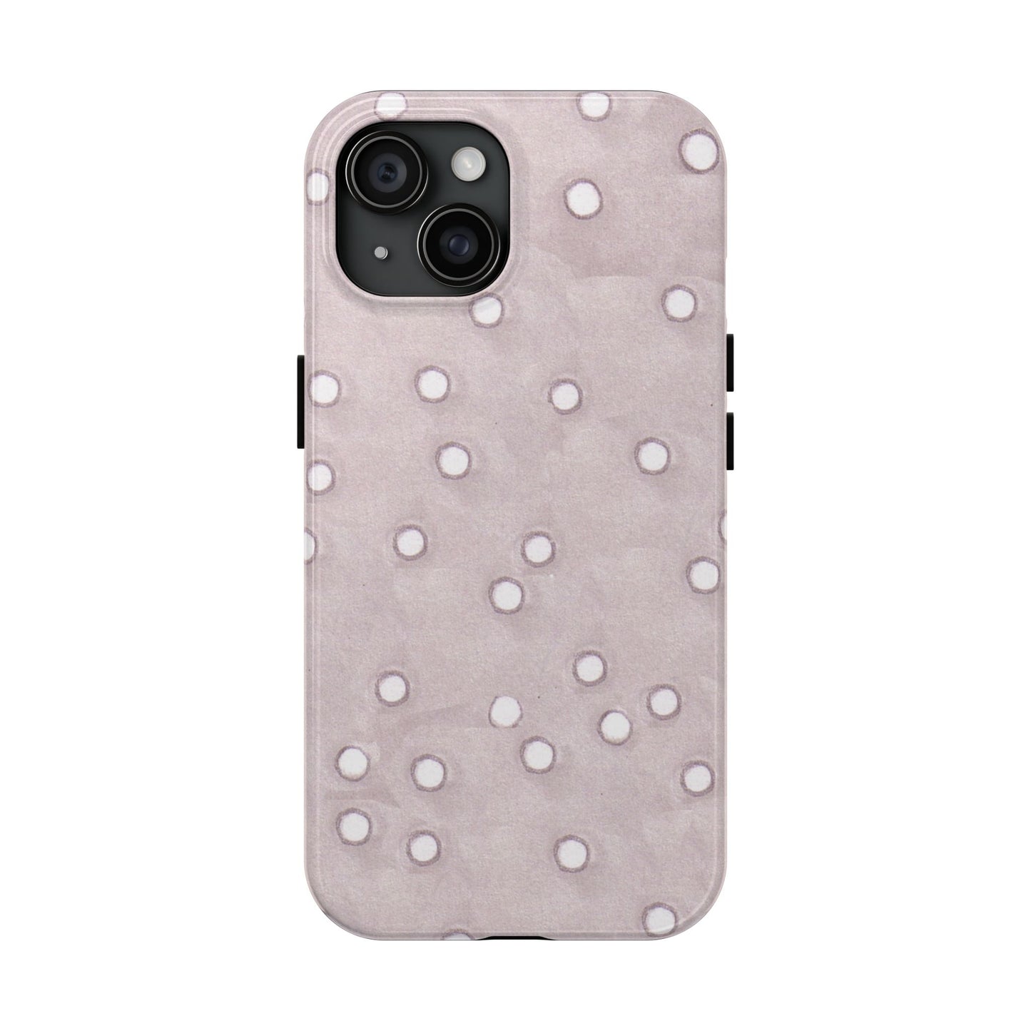 Dinky Dots Silver Phone Case