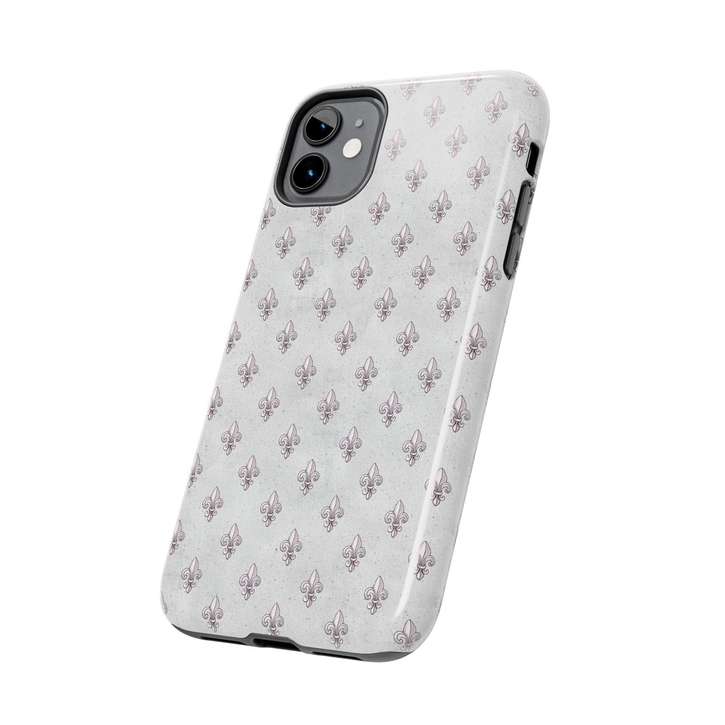 Fleurs Silver Phone Case