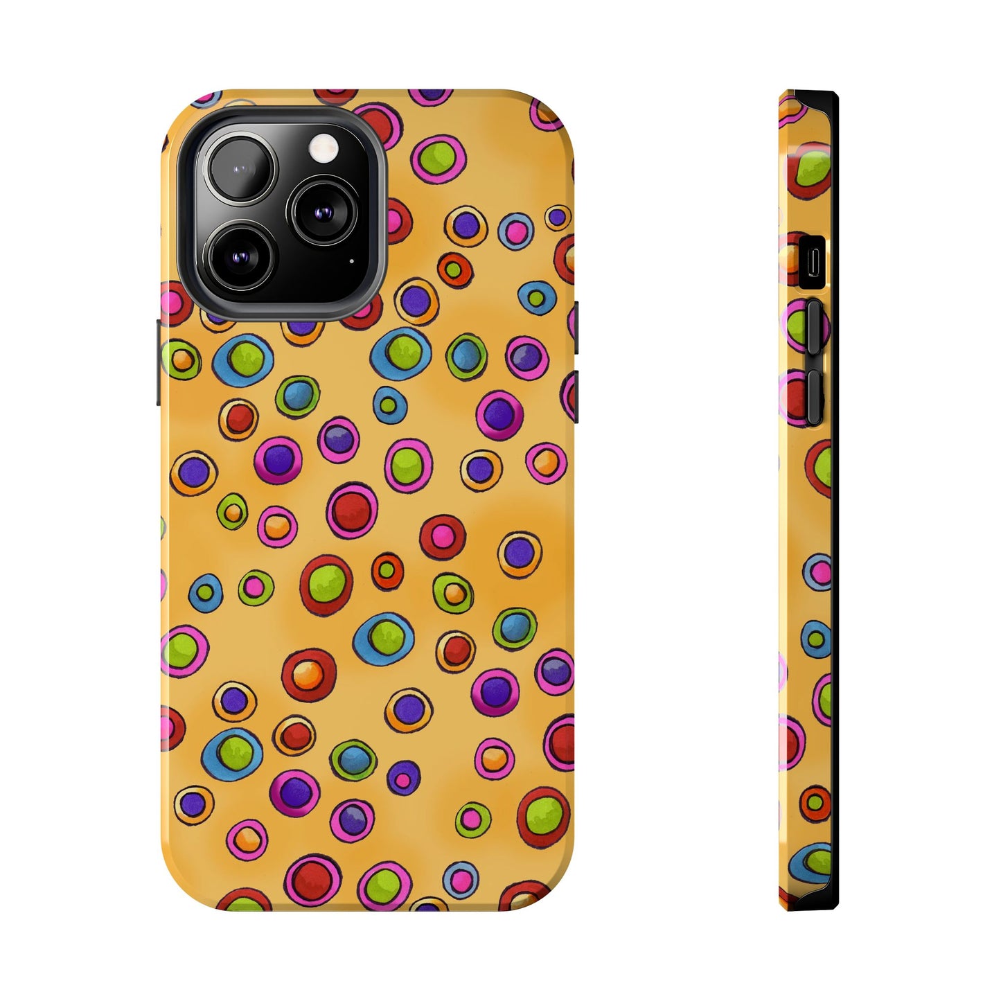 Dopey Dots Yellow Phone Case