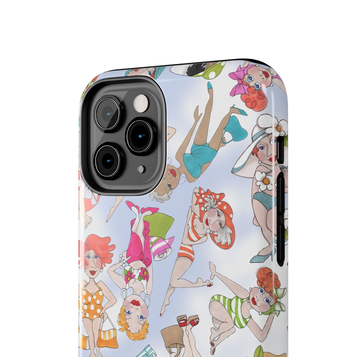Tossed Fashionistas Phone Case