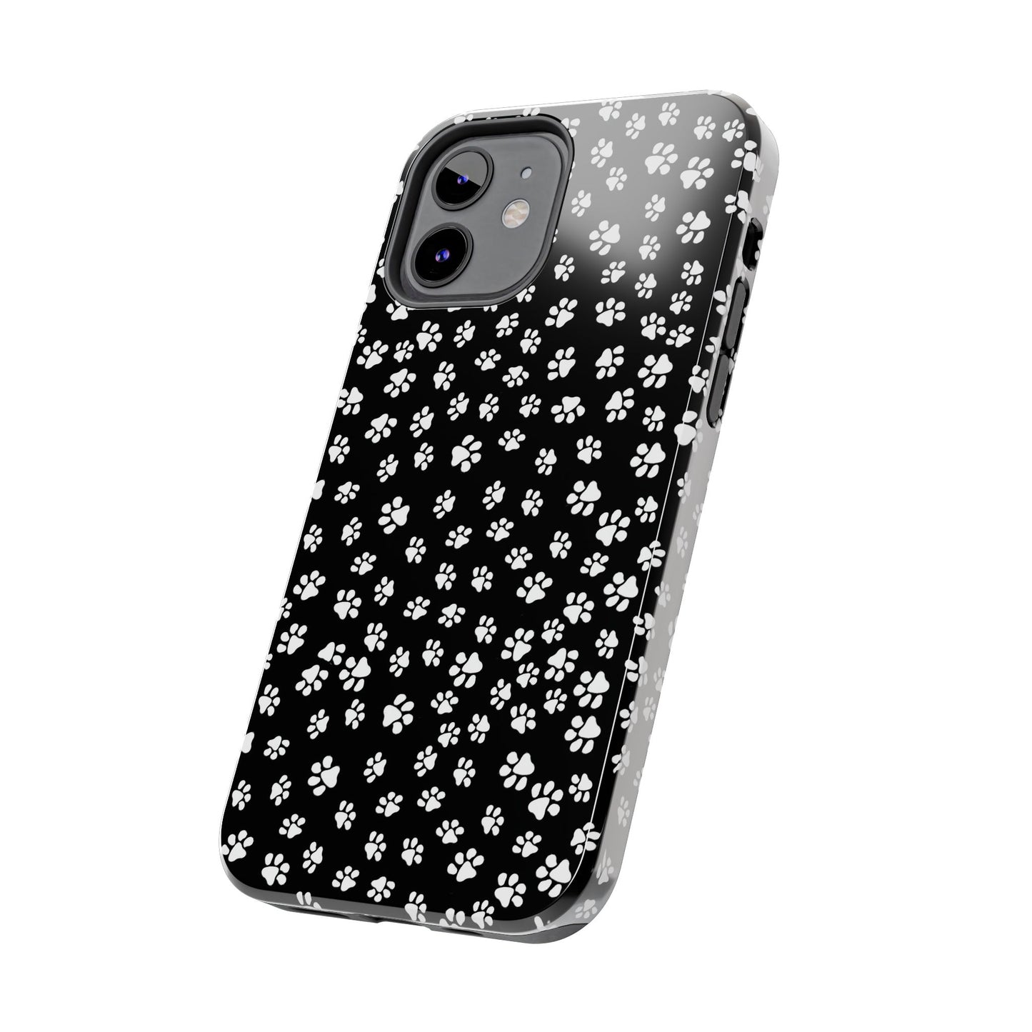Little Paws Black / White Phone Case