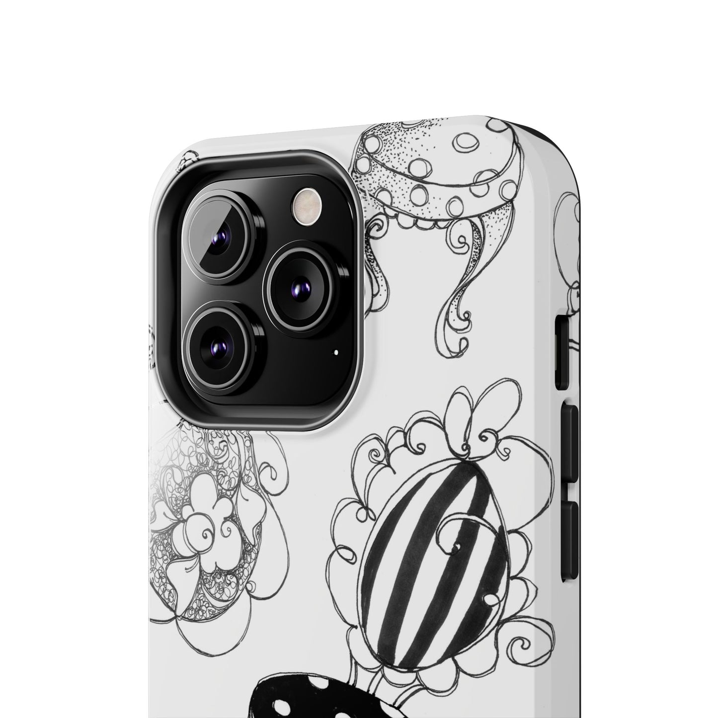 Bistro Chairs White Phone Case