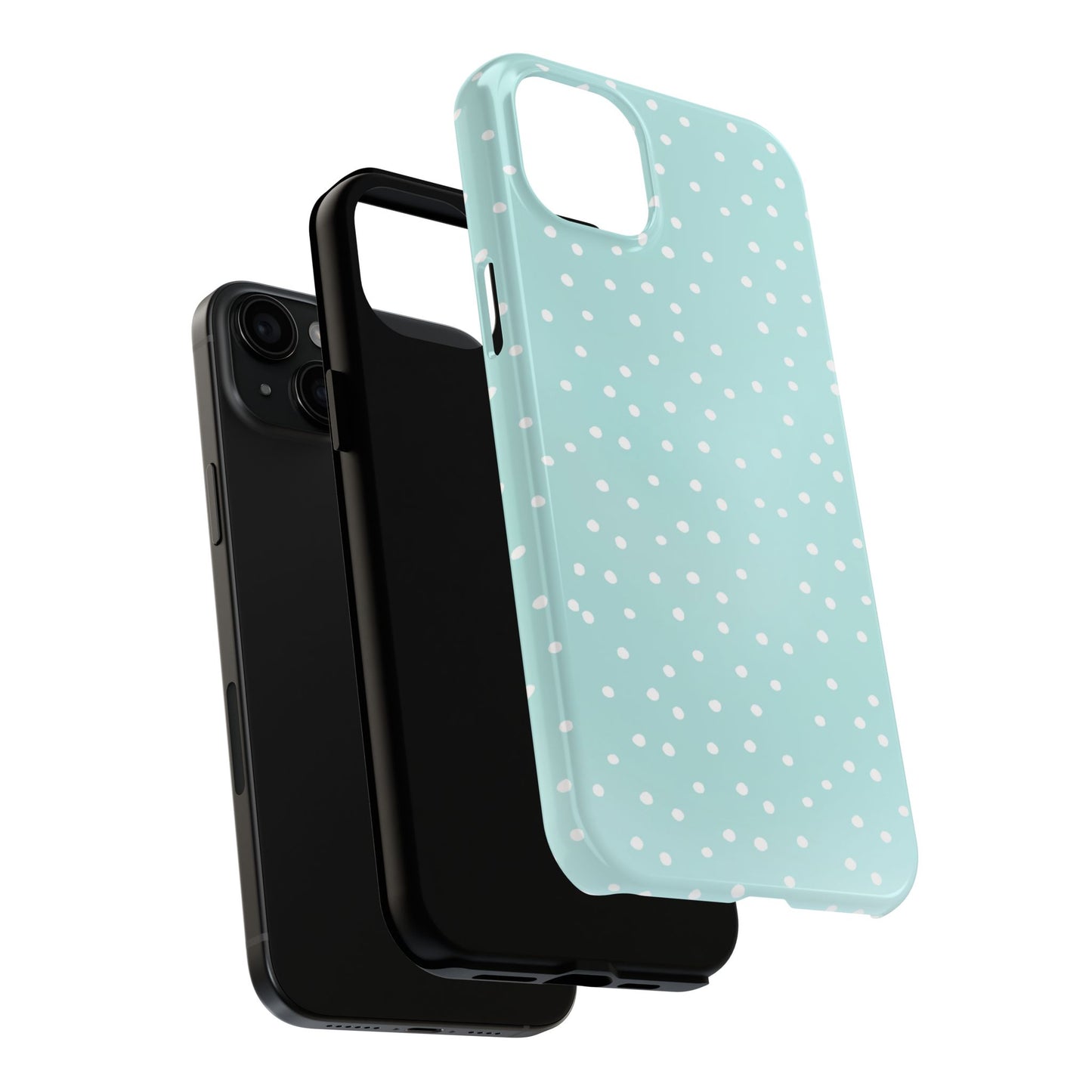 Petite Dots Seafoam / White Phone Case