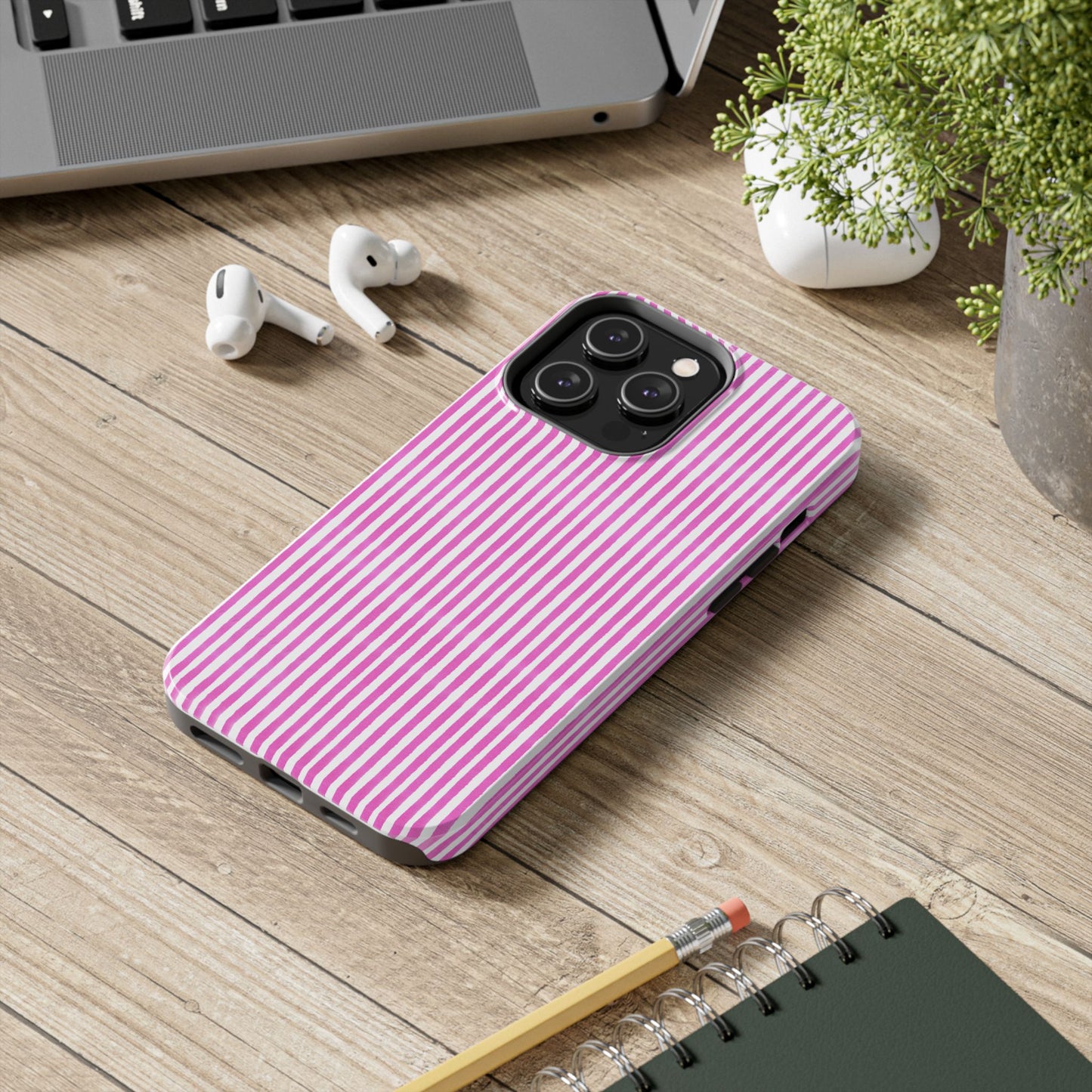 Lazy Stripe Pink Phone Case