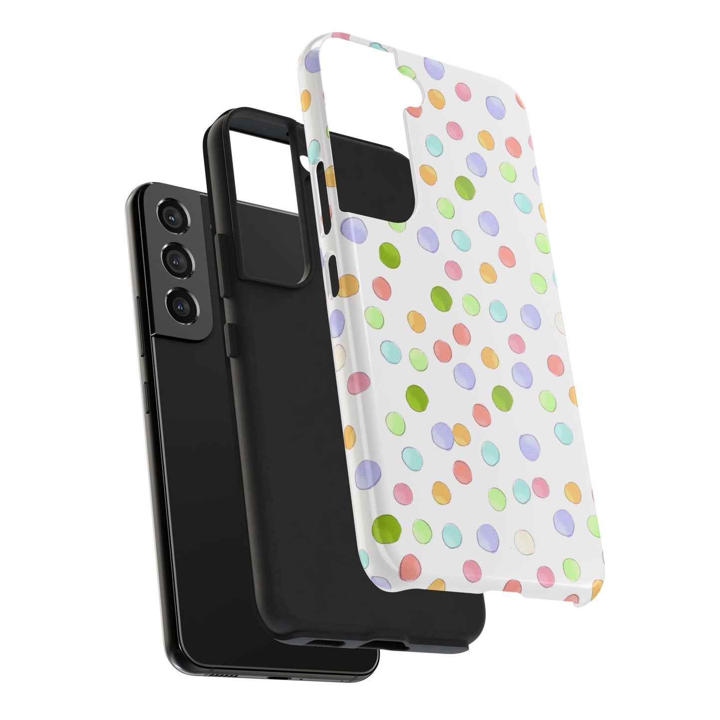 Happy Dots White Phone Case