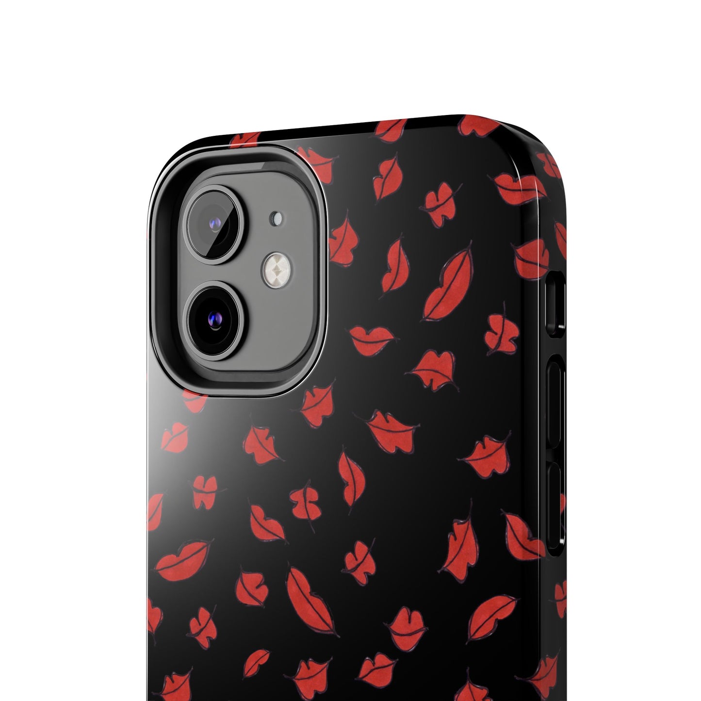 Autumn Lips Black Phone Case