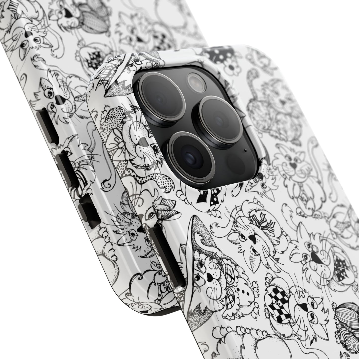 So Kitties Tossed White Phone Case