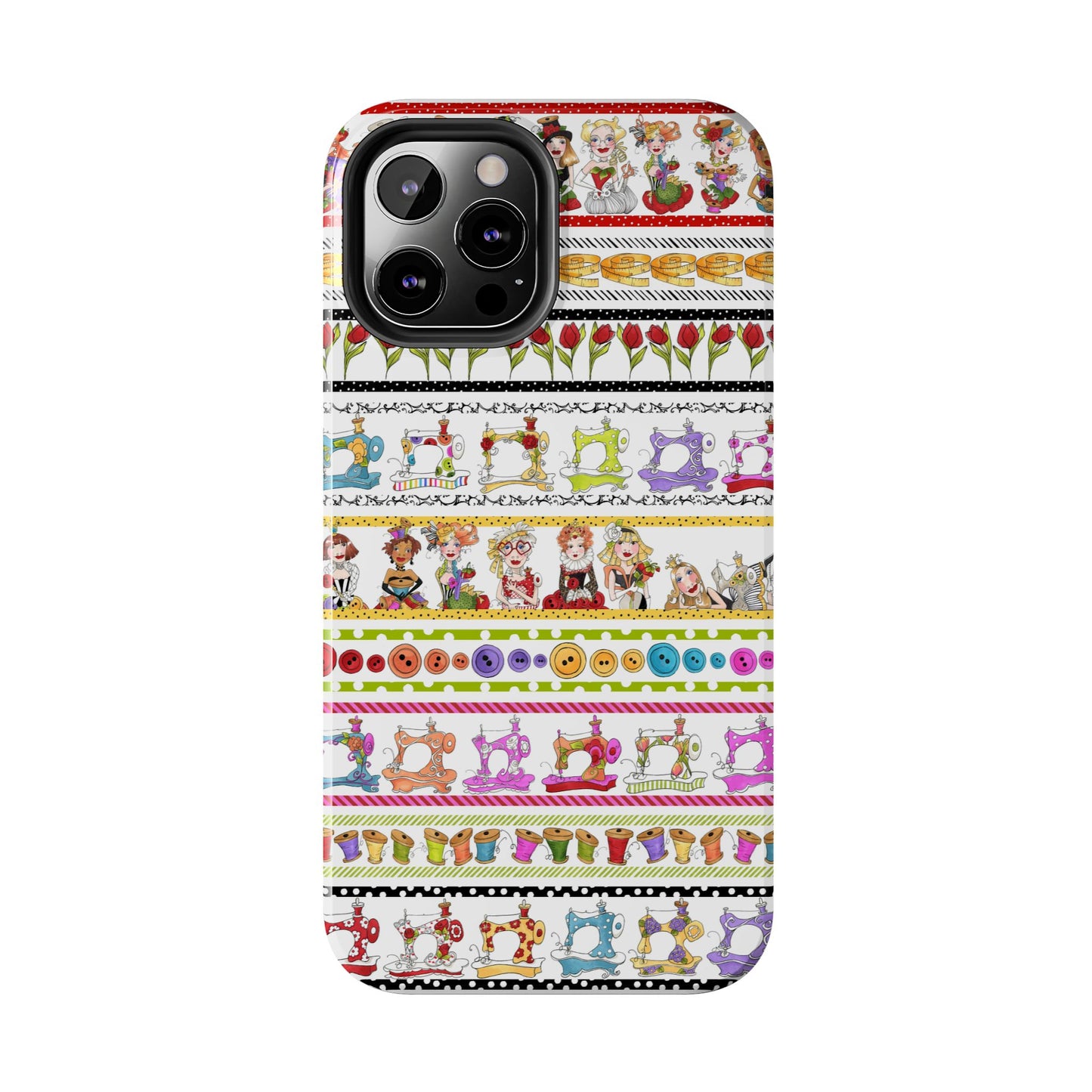 Curious Border White Phone Case