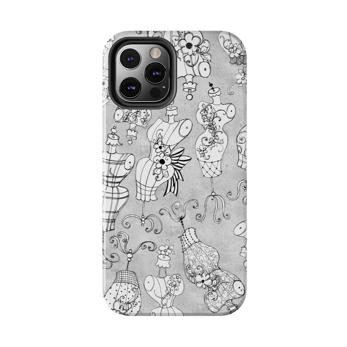 Mannequineque Silver Phone Case