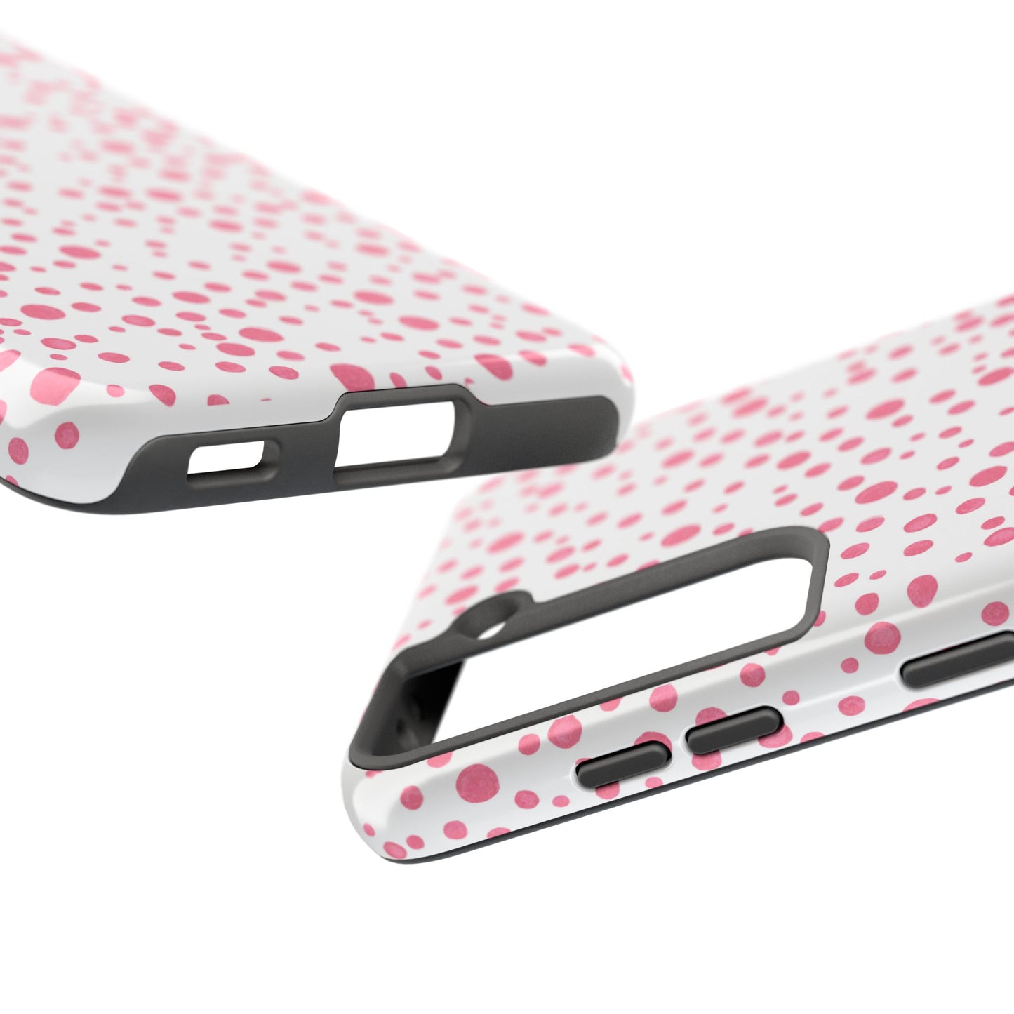 Balloon Dots White / Pink Phone Case