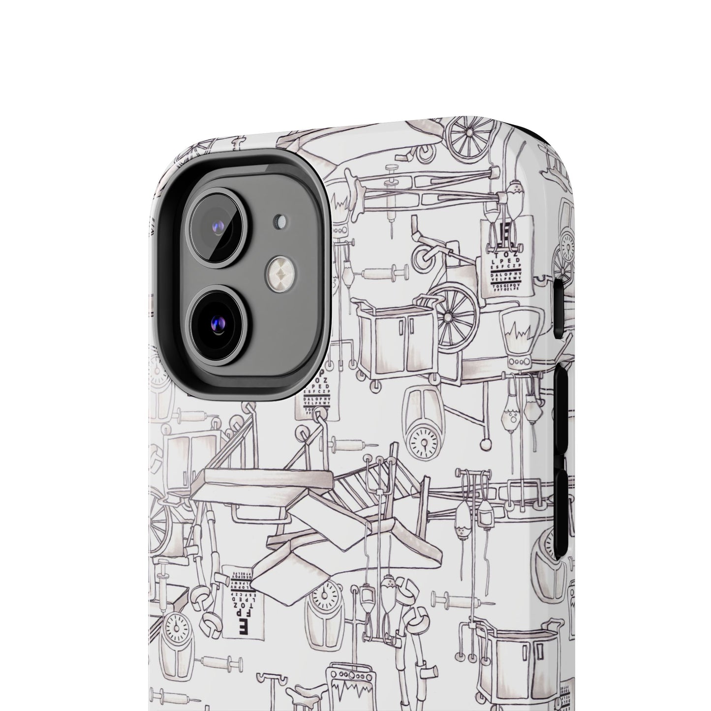 Essentials White / White Phone Case