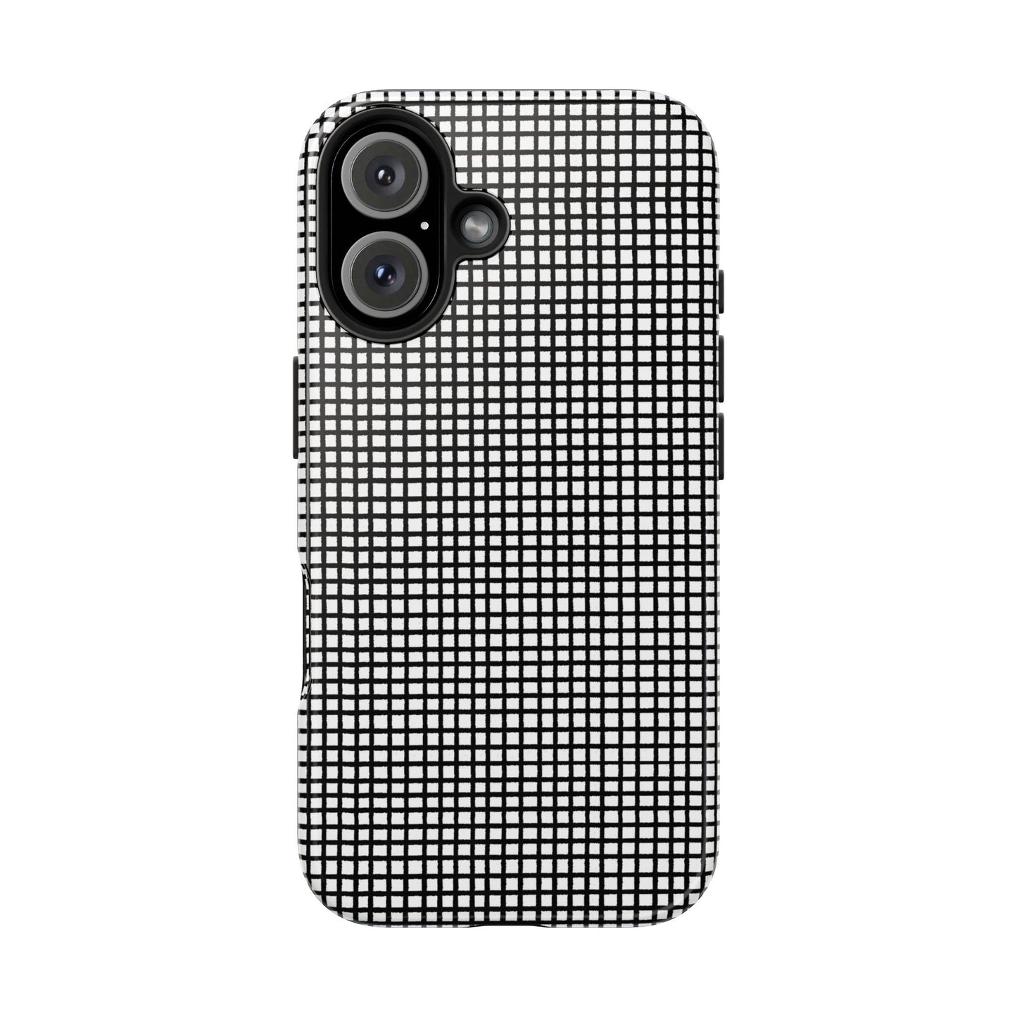 Chipper Check Black Phone Case
