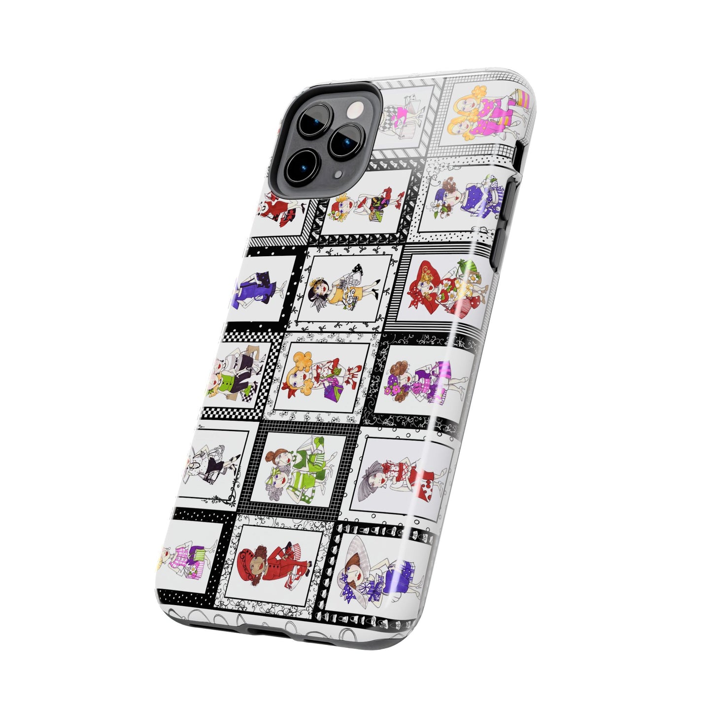 Gone Shopping White / Black Phone Case