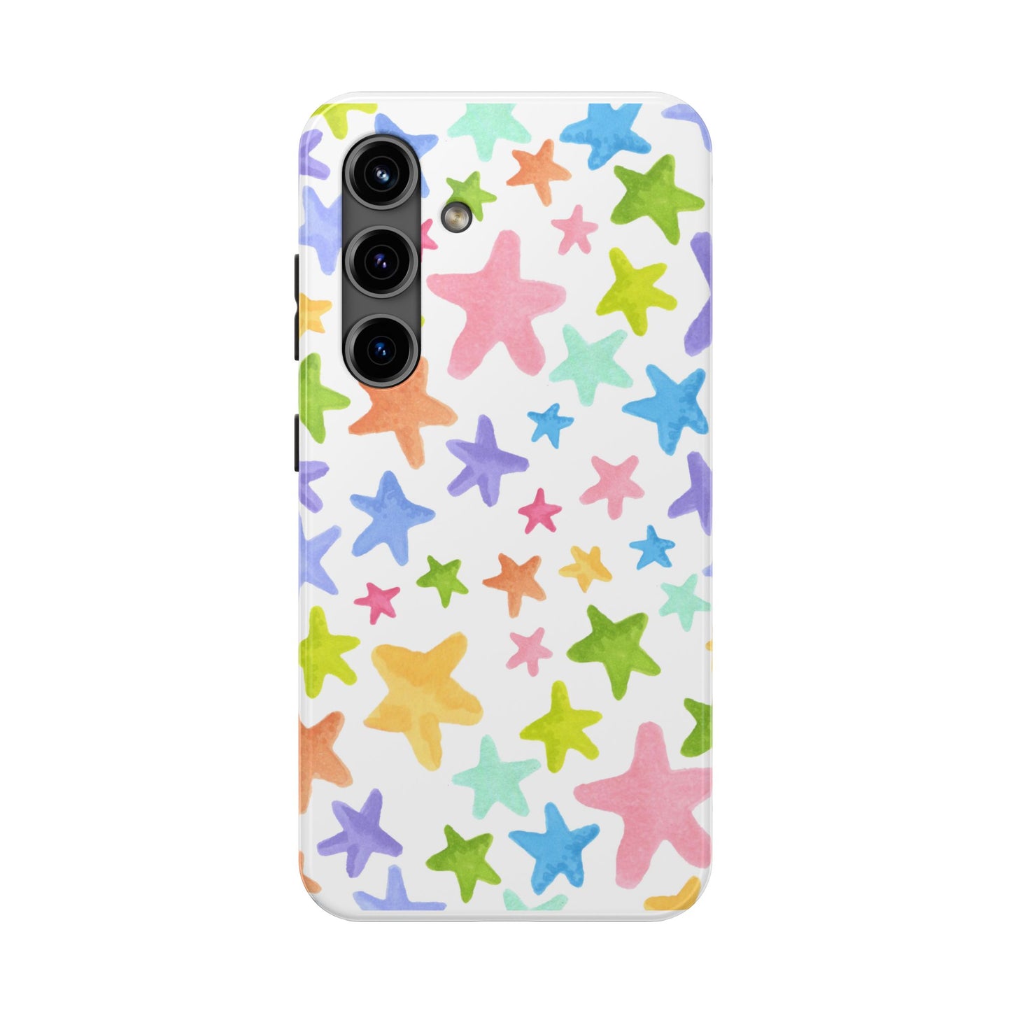 Happy Stars White Phone Case