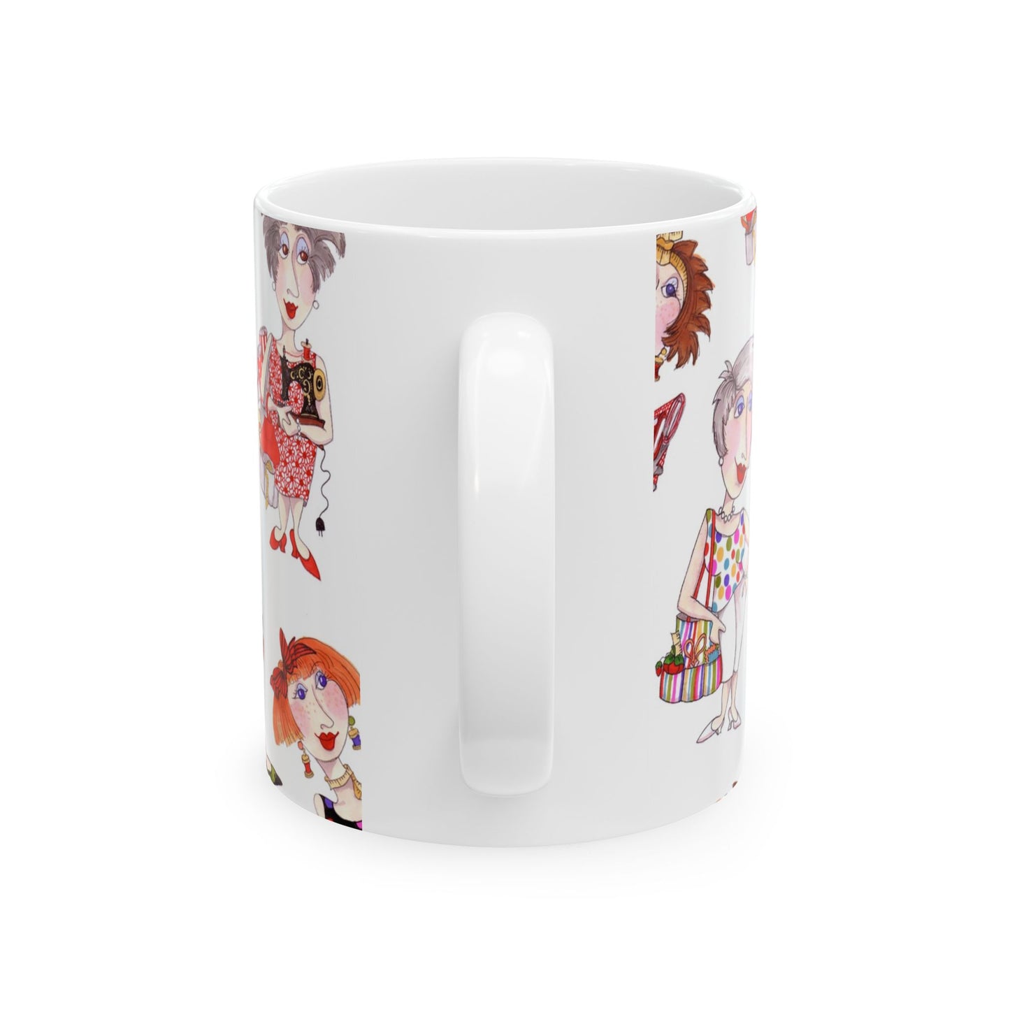 Sewphisticates White Cup