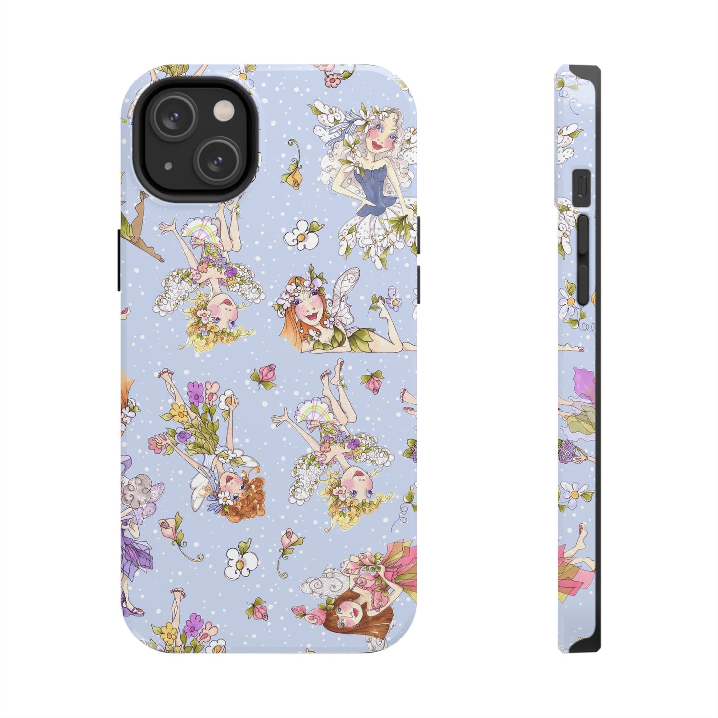 Tossed Fairies Blue Phone Case