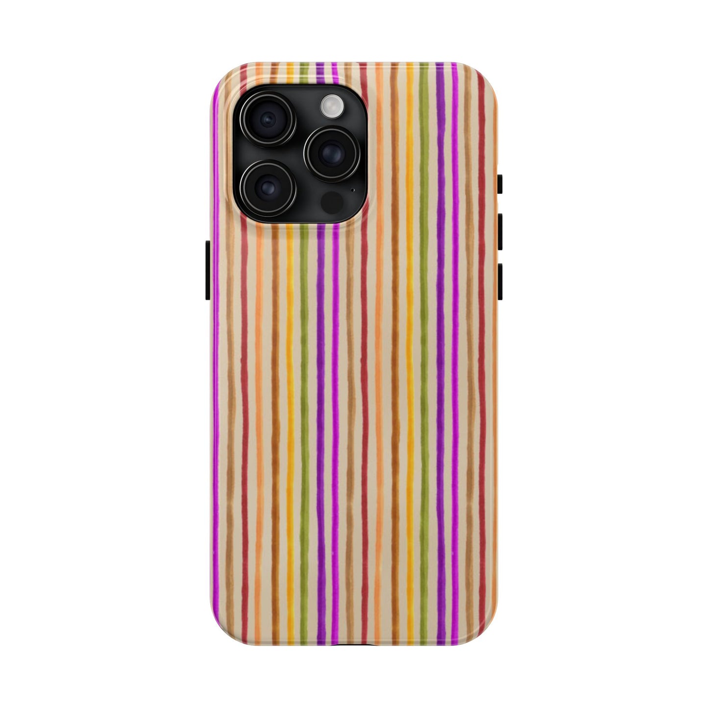 Spice Stripe Muslin Phone Case