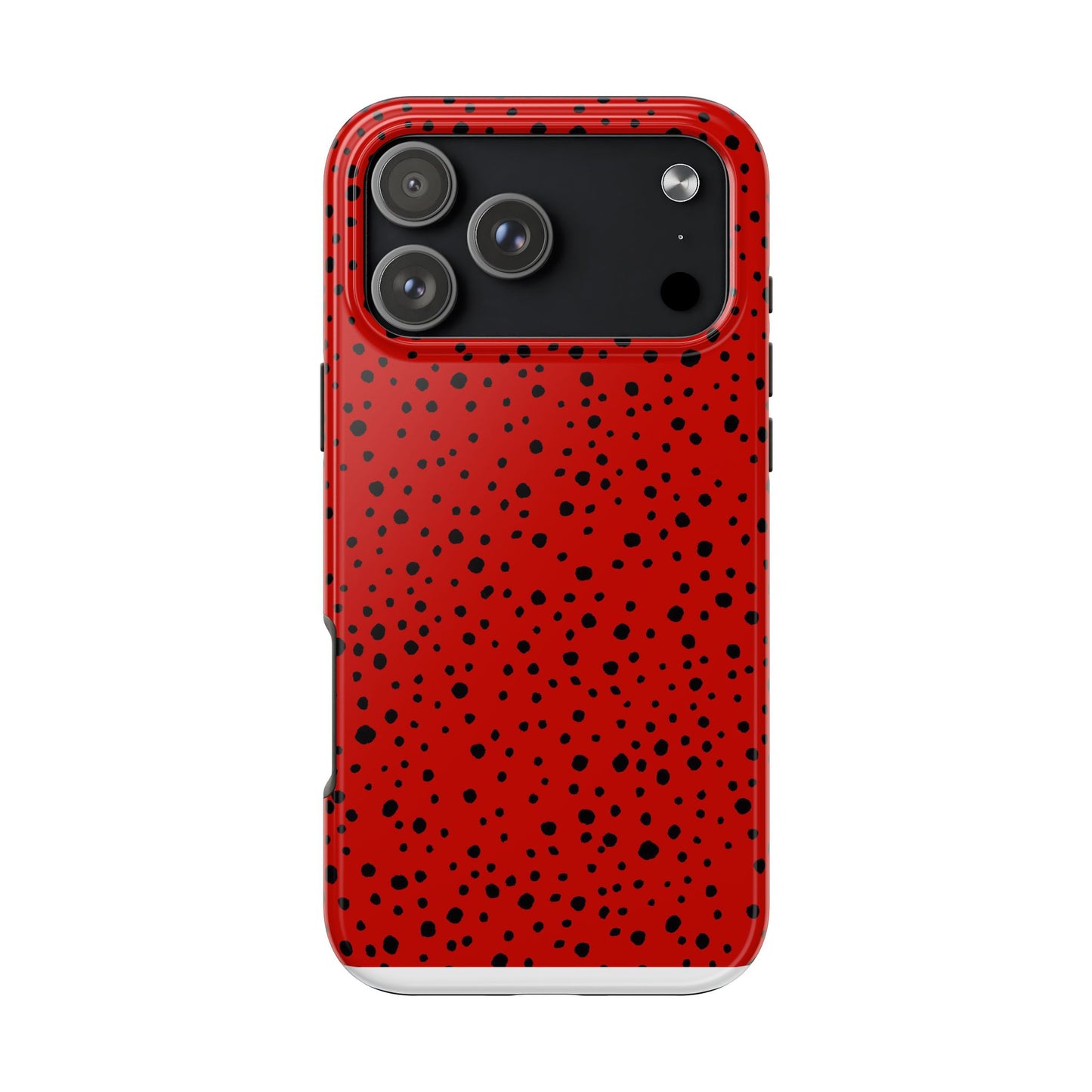 Pepper Dots Red / Black Phone Case