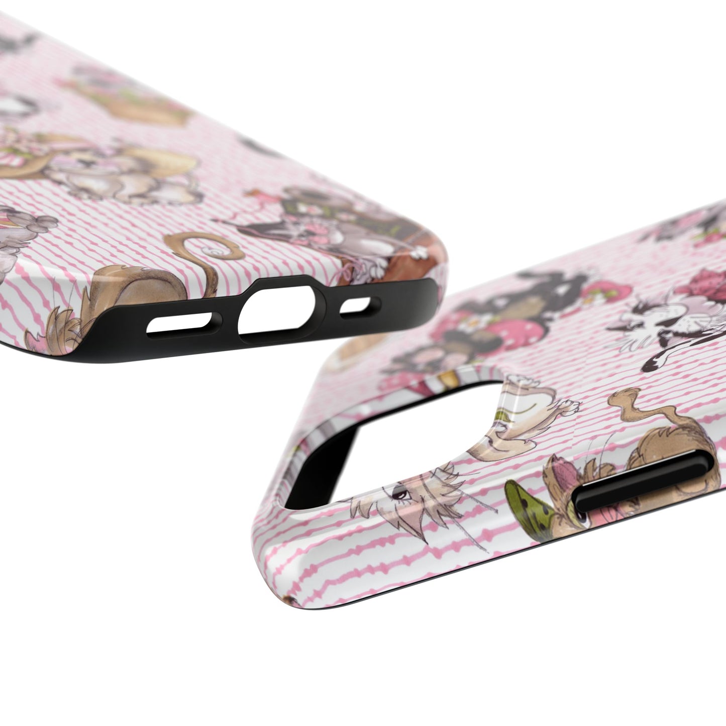 Fancy Cats Pink Phone Case