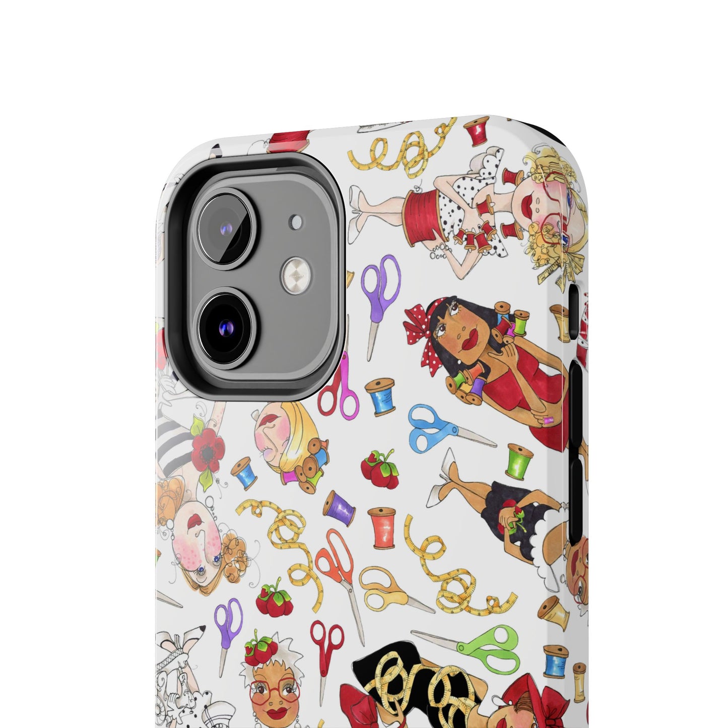 Sew Tossed White Phone Case