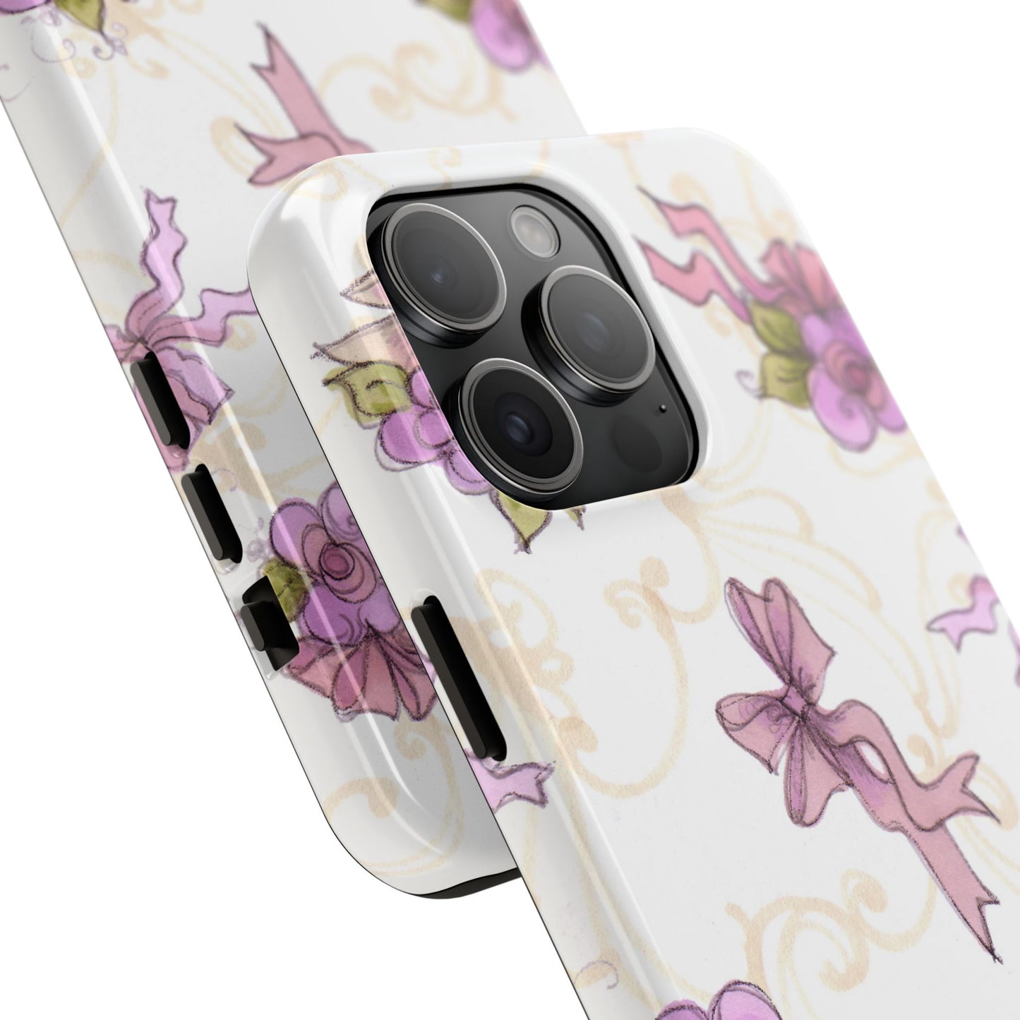 Flower Model Bow Flowers Phone Case
