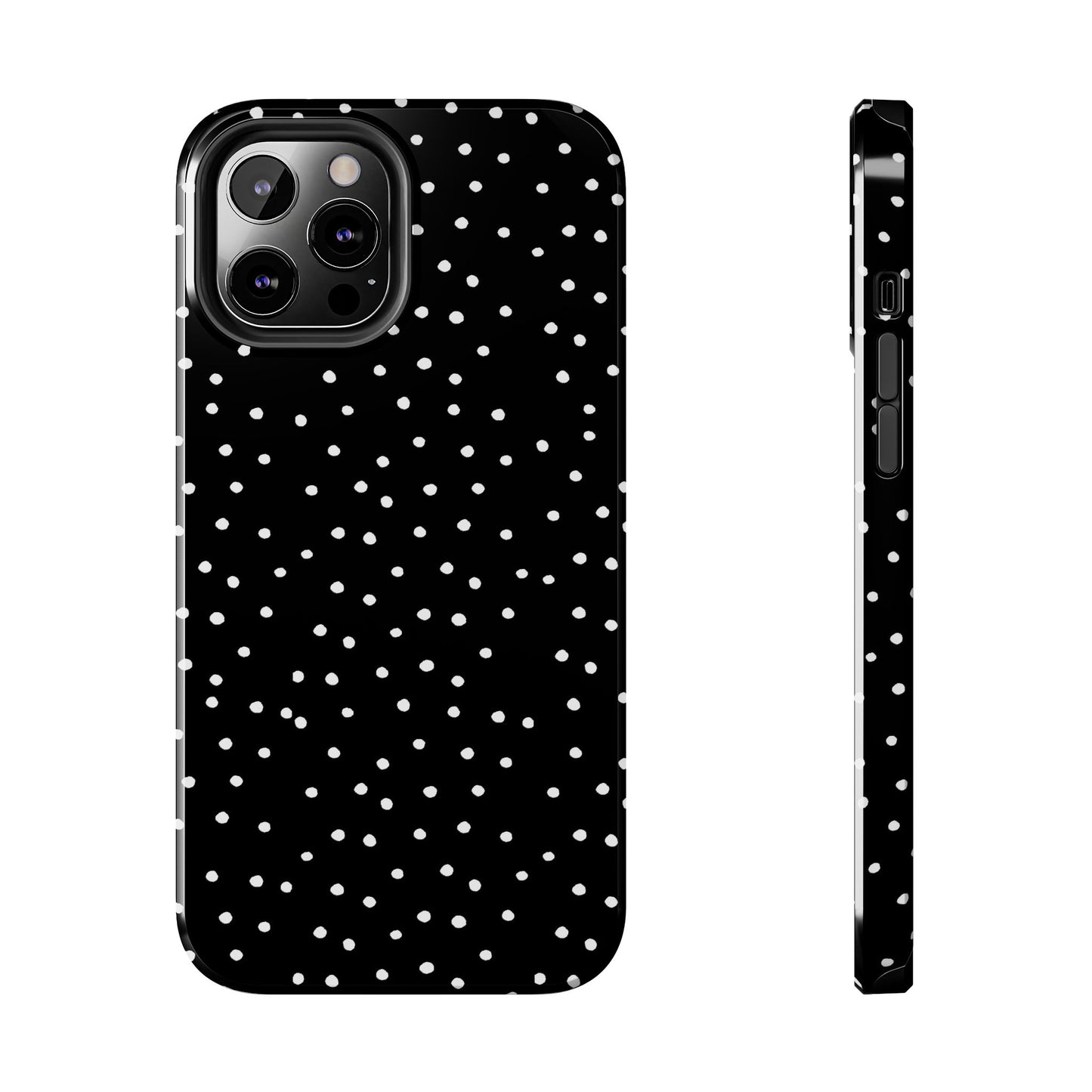 Dinky Dots Black / White Phone Case
