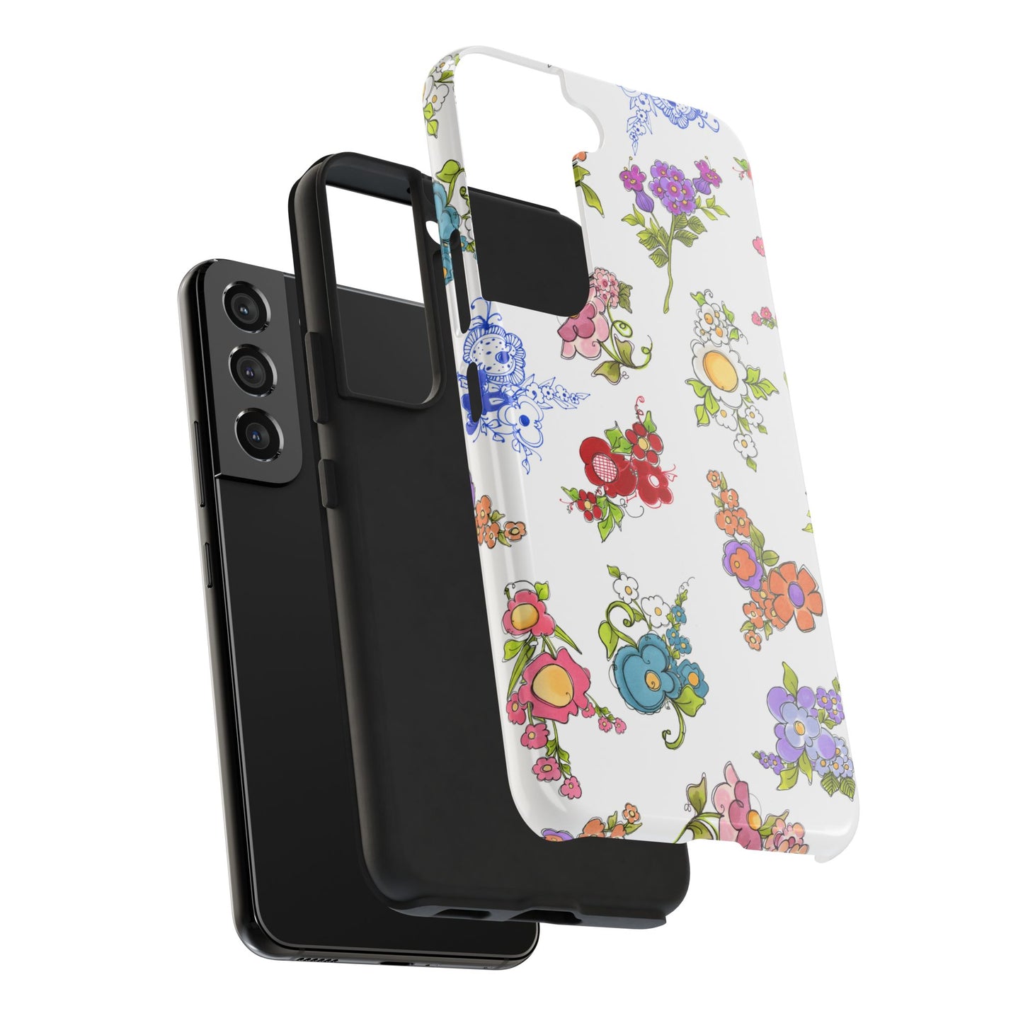 Mixed Bouquets White Phone Case