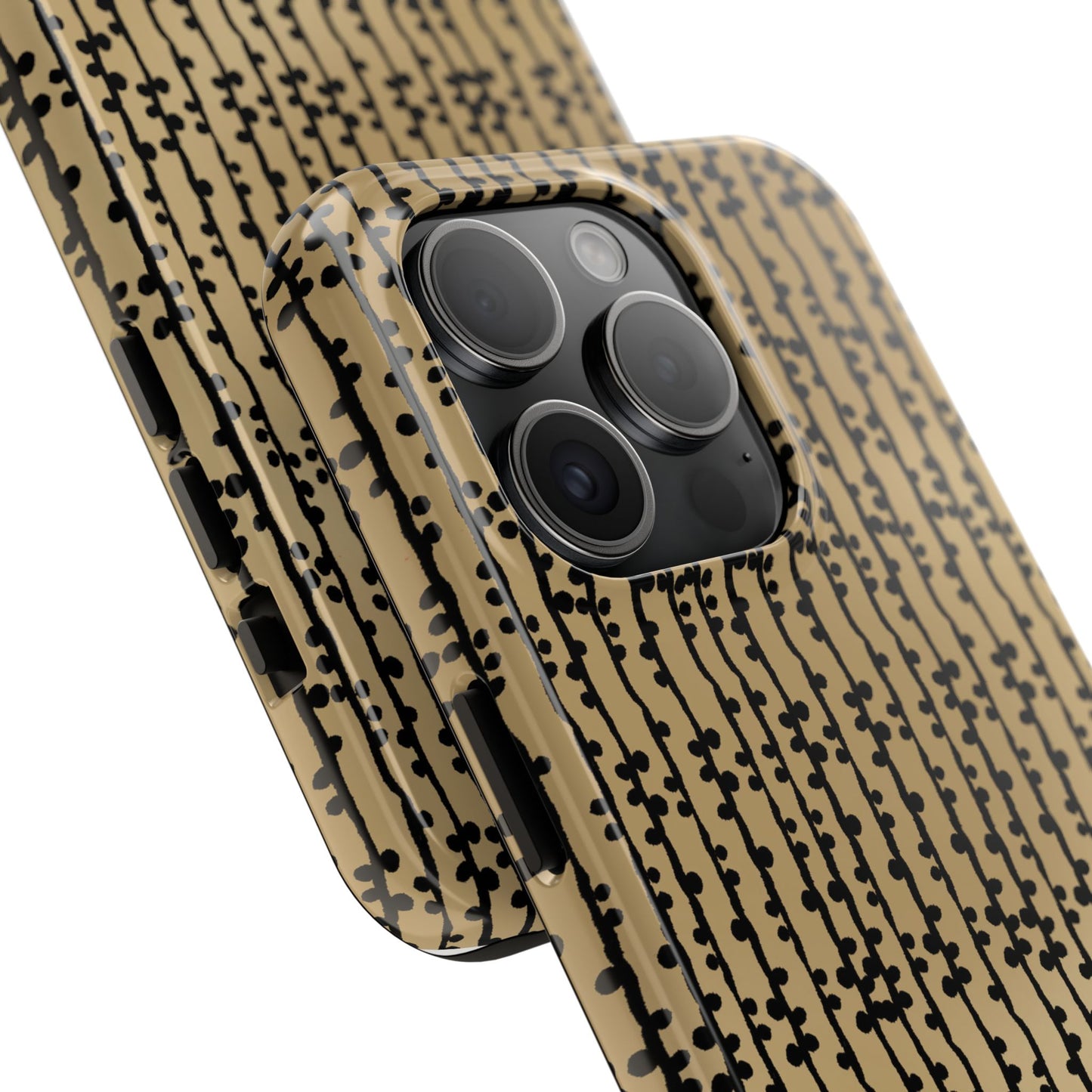 Loopy Stripe Tan Phone Case