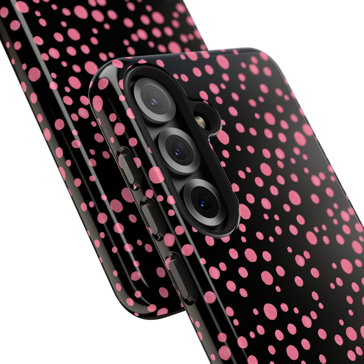 Balloon Dots Black / Pink Phone Case