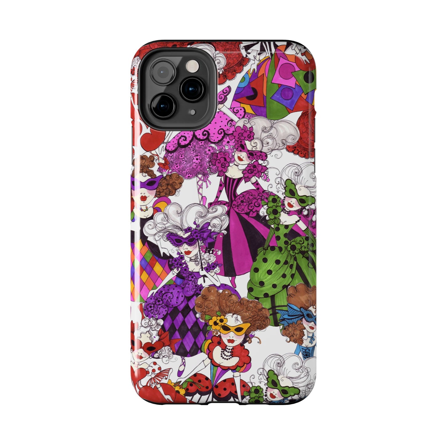 Crowded Dance Floor White Phone Case