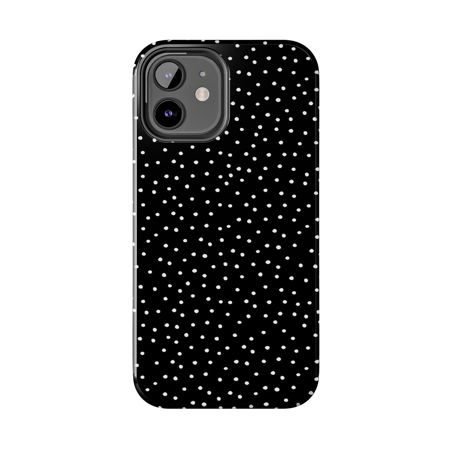 Dinky Dots Black / White Phone Case