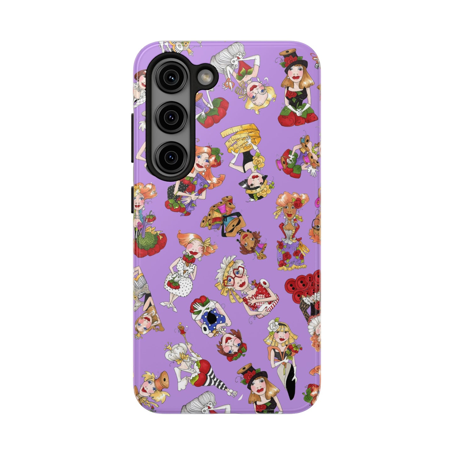 Curious Toss Purple Phone Case